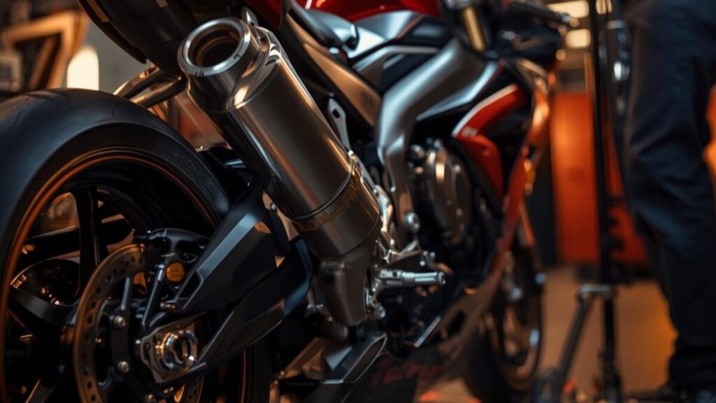 ガレージでカスタムパーツが組み込まれたCBR250RR MC22。CBR250RR MC22は壊れやすい電装系を強化しながら、自分好みの性能に引き上げる楽しみがあります。