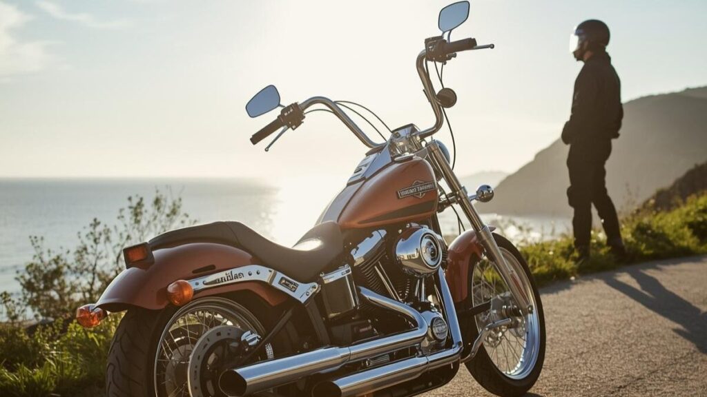 歴史的なヒットを記録したローライダーの美しい佇まい。ハーレーエボの人気車種のルーツとも言える、時代を超えて愛されるスタイリッシュな外観を表現しています。