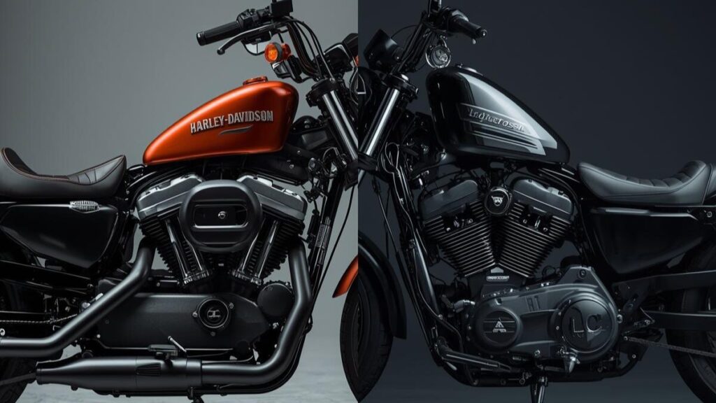 空冷と水冷、新旧2つのエンジンを搭載したモデルの対比。スポーツスターはハーレーじゃないのか、進化するエンジン構造と伝統的な鼓動感の違いを考察します。