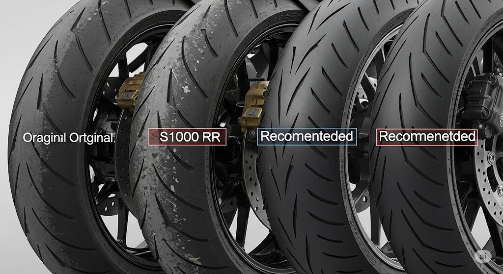 S1000RRの純正タイヤと推奨品