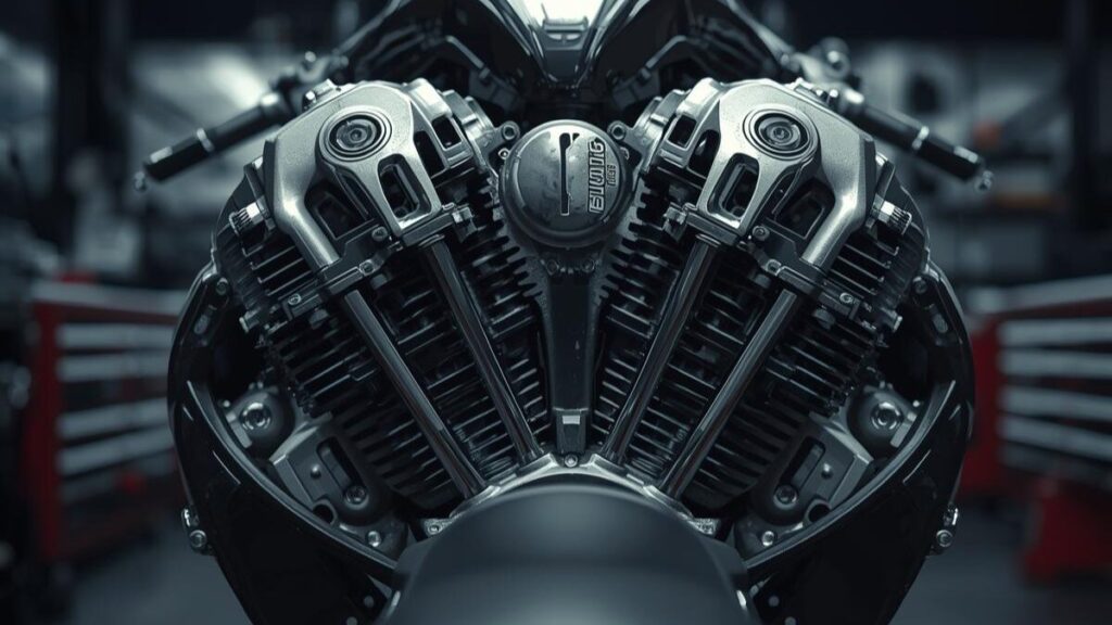 専門の工場で精密な点検を受けるドゥカティGT1000のエンジン。ドゥカティGT1000の故障は多いのか、修理やオーバーホール費用の目安を説明するための画像です。