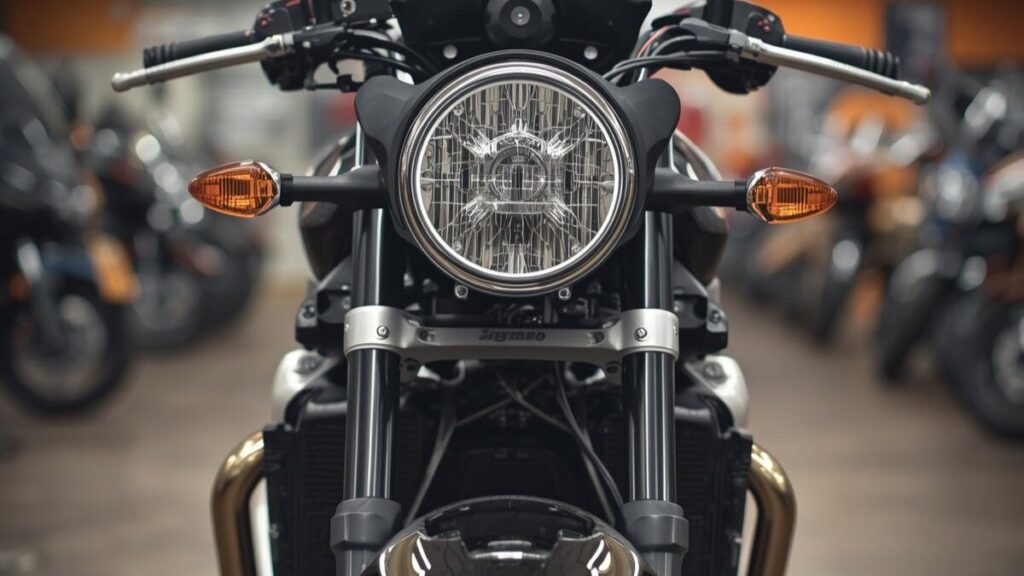 中古車店で販売されているXJR1200の車両状態。XJR1200と1300の違いによる相場価格の差を理解するために、経年変化と整備状況を冷静に観察する視点。