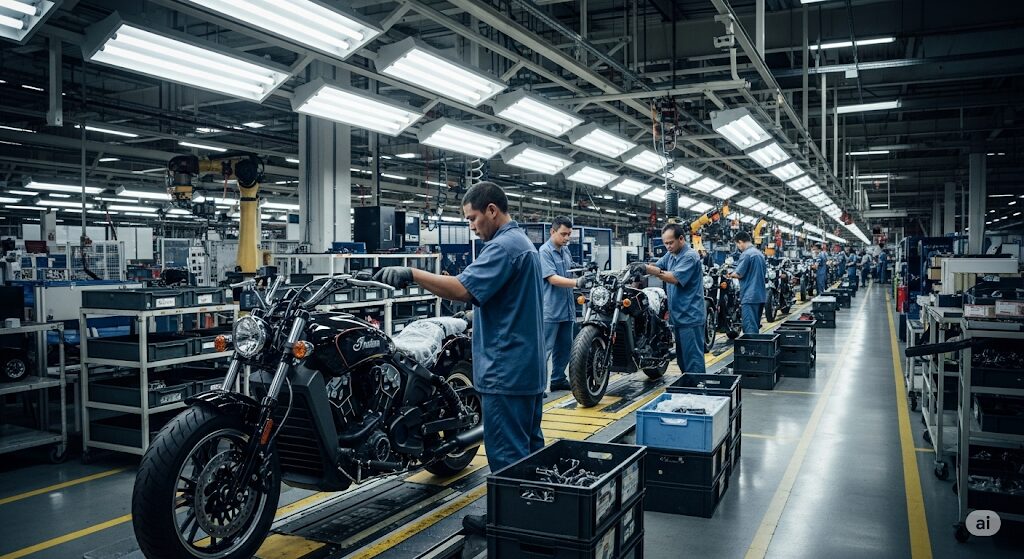 インディアン スカウトはどこで生産されている？