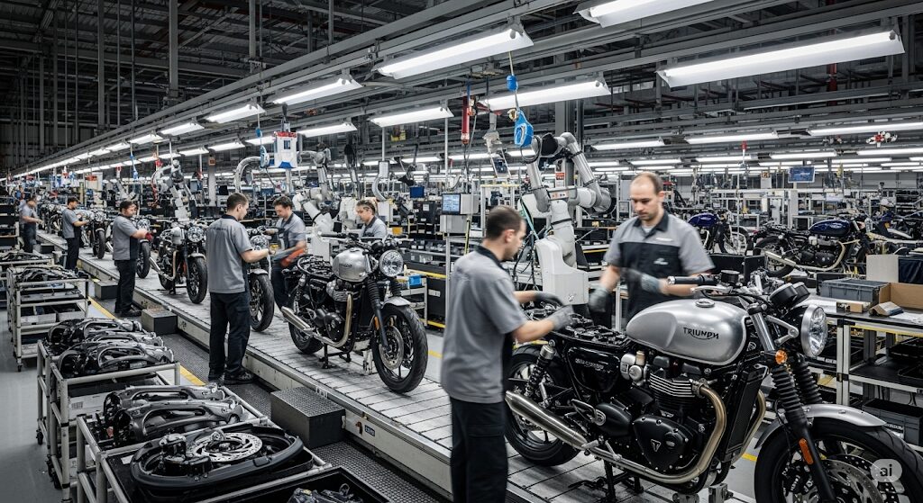 トライアンフはどこで生産されているのか？