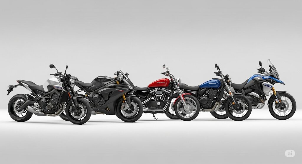 初心者でもわかるバイクの種類と特徴