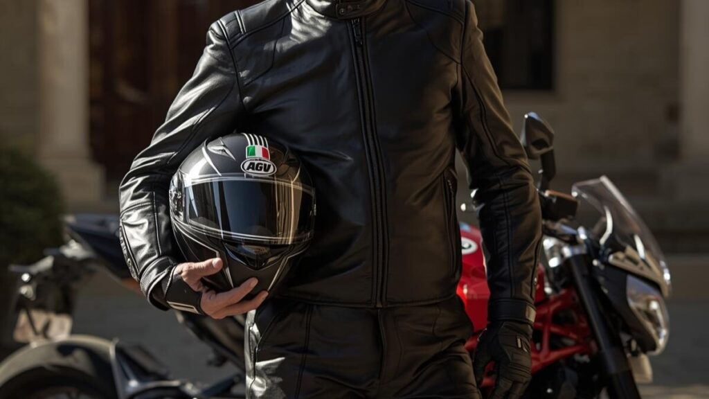 イタリアの情熱を感じさせるAGV製。大人のライダーの気品と力強さを引き立てる、ドゥカティに似合うヘルメット。